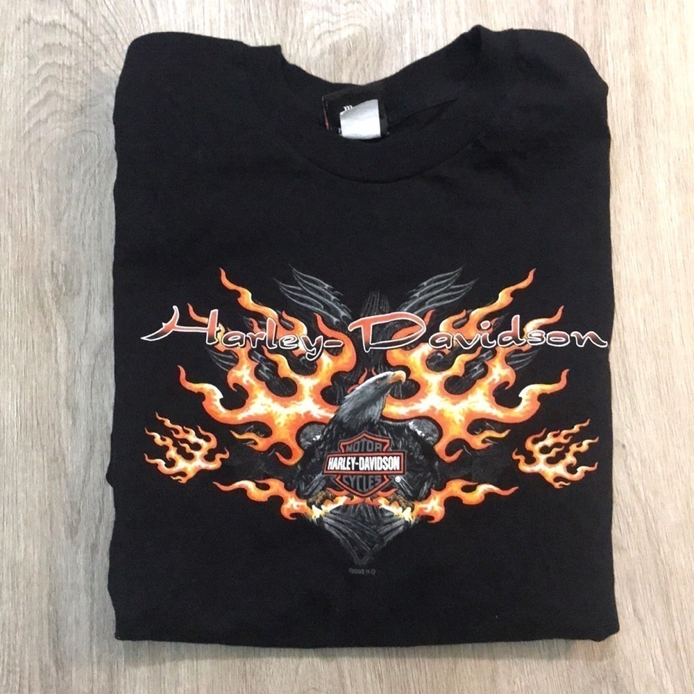 Harley Davidson Fire T-shirt